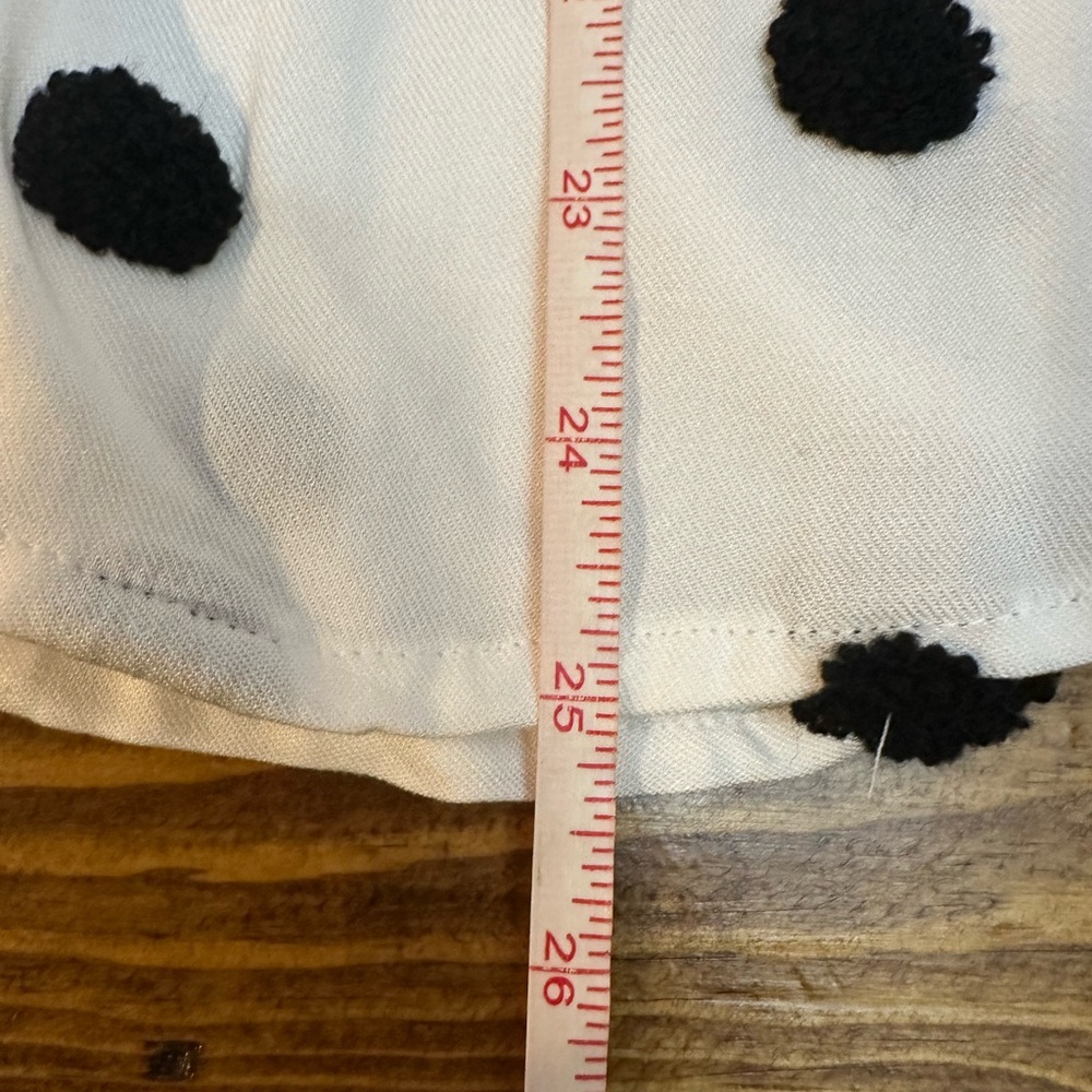Zara Polka Dot Shirt White 7969/228 Sz Small - Picture 8 of 10
